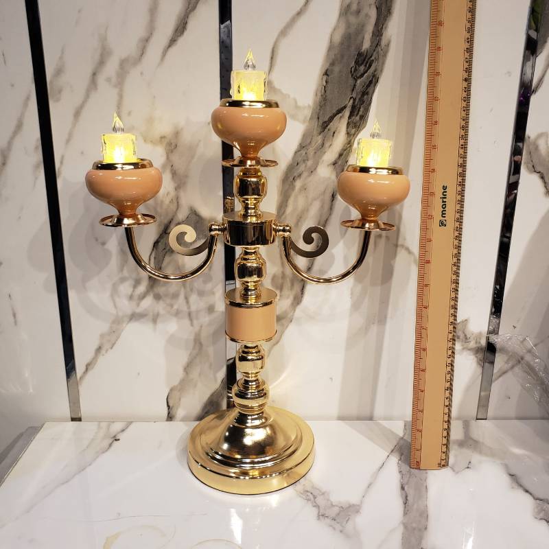 (TPM-1095) Lofty Candle Stand W/O Candles 1