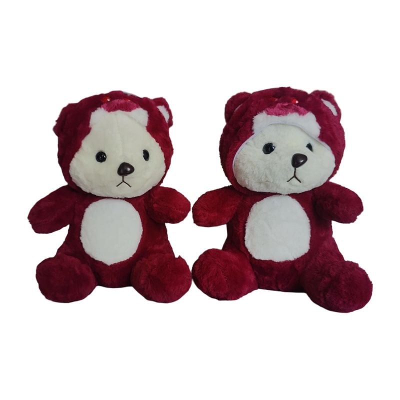 (CapBear-30Cm) Hoddie Cap Bear Small 30Cm