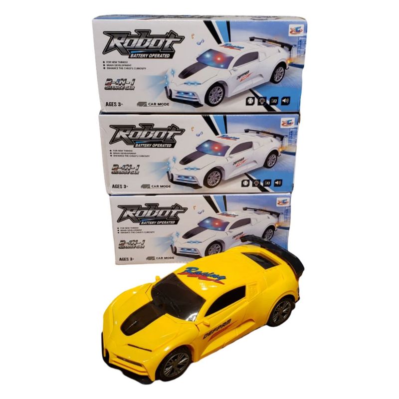 (XC-866) B/O Kids Robot Car