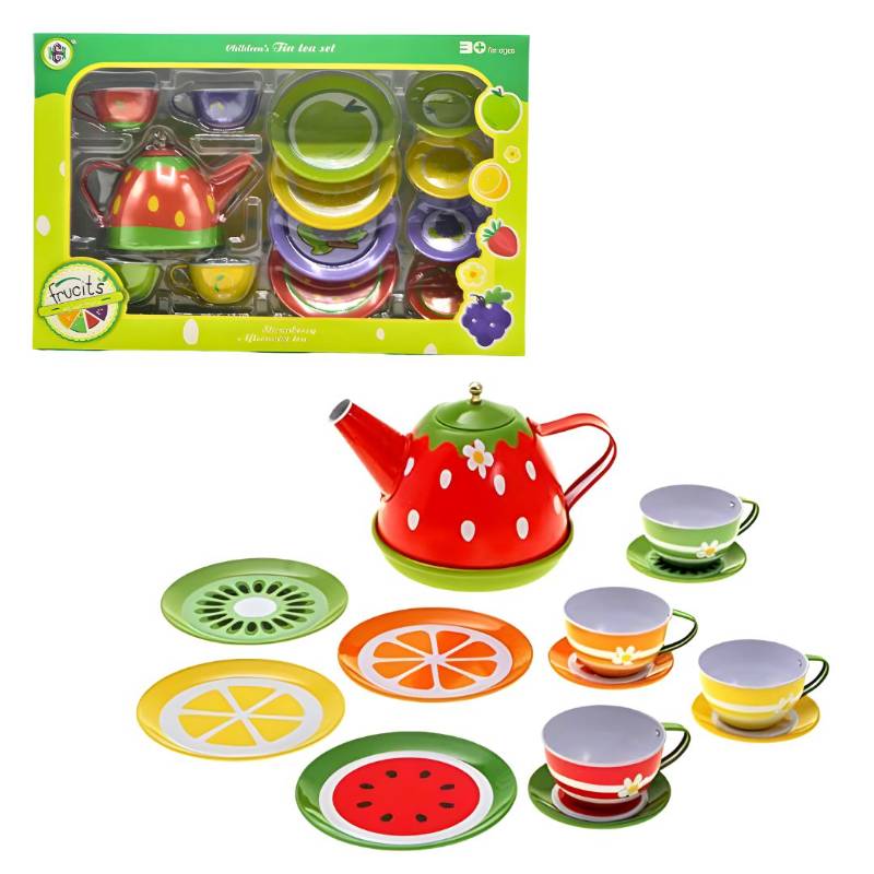 (H35A) Tea Set(Fruit),W.Bx Flat Pack