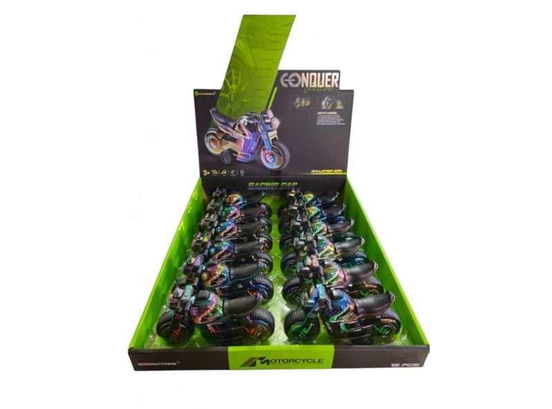 (HY-686) Fri Motor With Light/Music 12 Pcs D.Bx