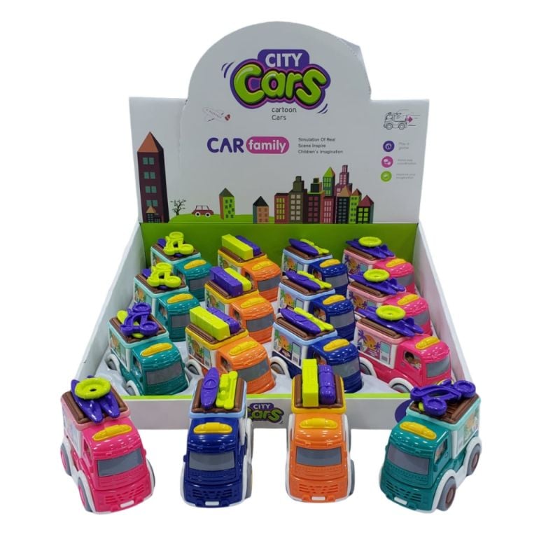 (2635-12) P/B Car Set 12Pcs/D,Box))