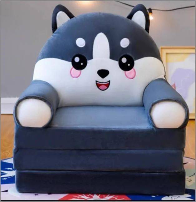 (W5) Cute Husky Sofa Seater