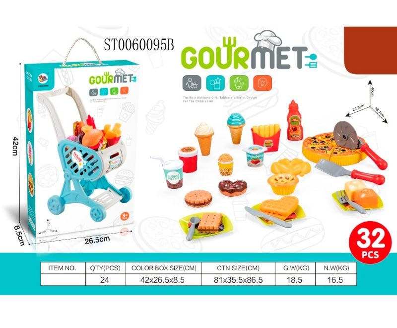 (3601-10) Food Set, Pb))