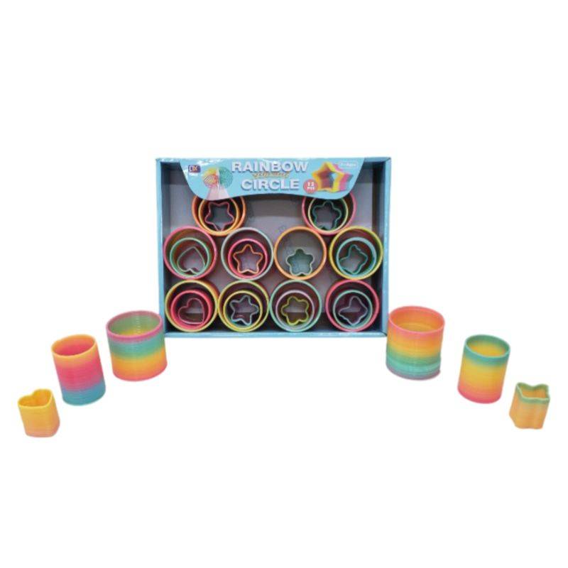 (MCS301-5) 3 In 1 Rainbow Ring,36Pcs/D.B-5