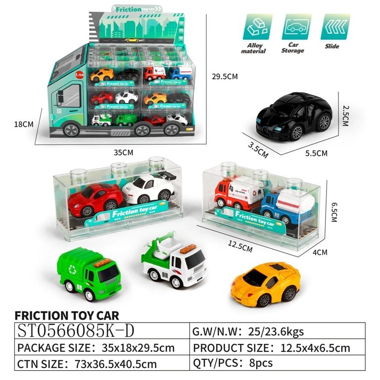 (TN-1302A) Dinkies & Vehicles