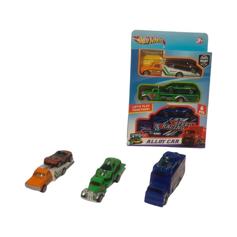 (T910) Alloy Car Set 3 Asst Mix 3Pcs/Wb