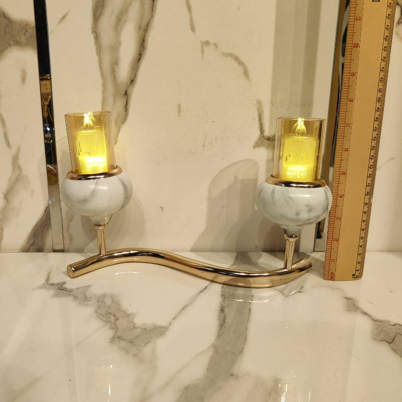 (TPM-966) Modern Series Candle Stand 12 W/O Candle