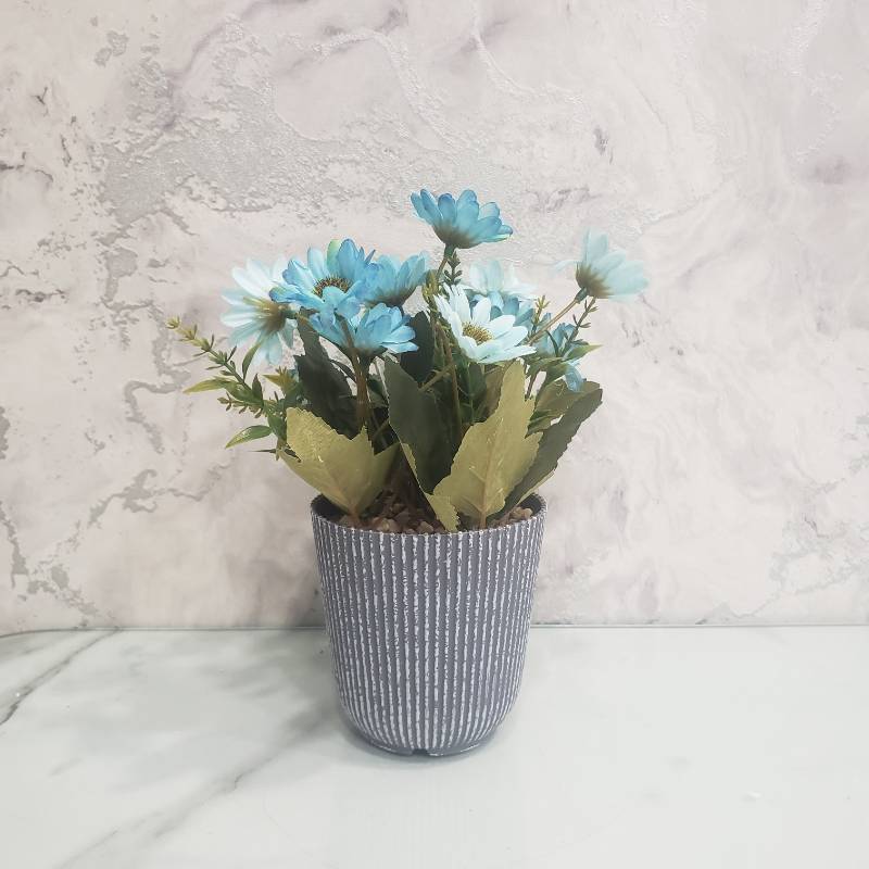 (TPM-600) PVC Grey Pot S