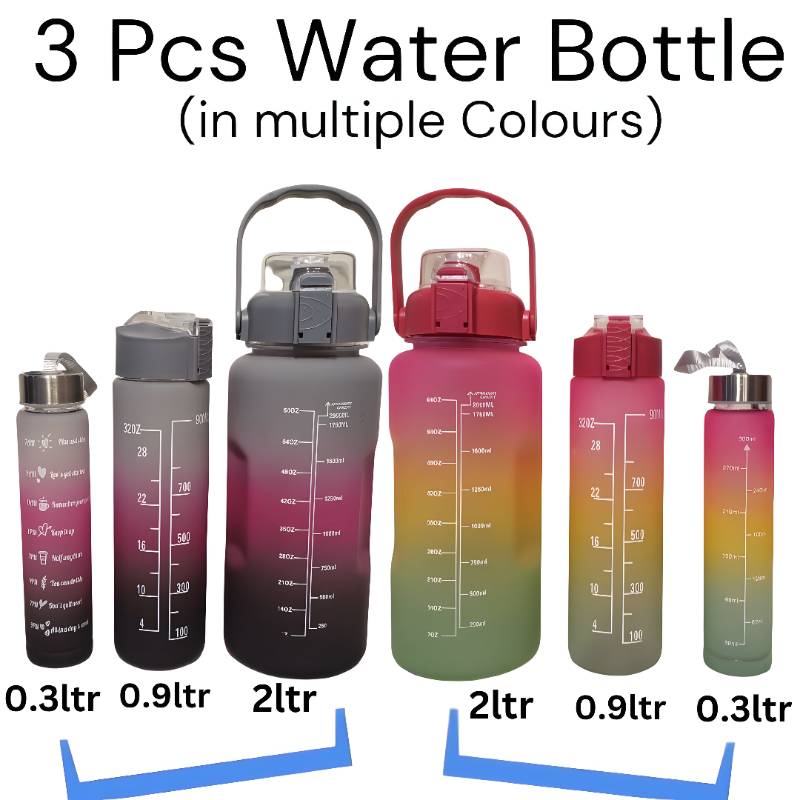 (AS-3) Plastic Bottel2000 800 300Ml