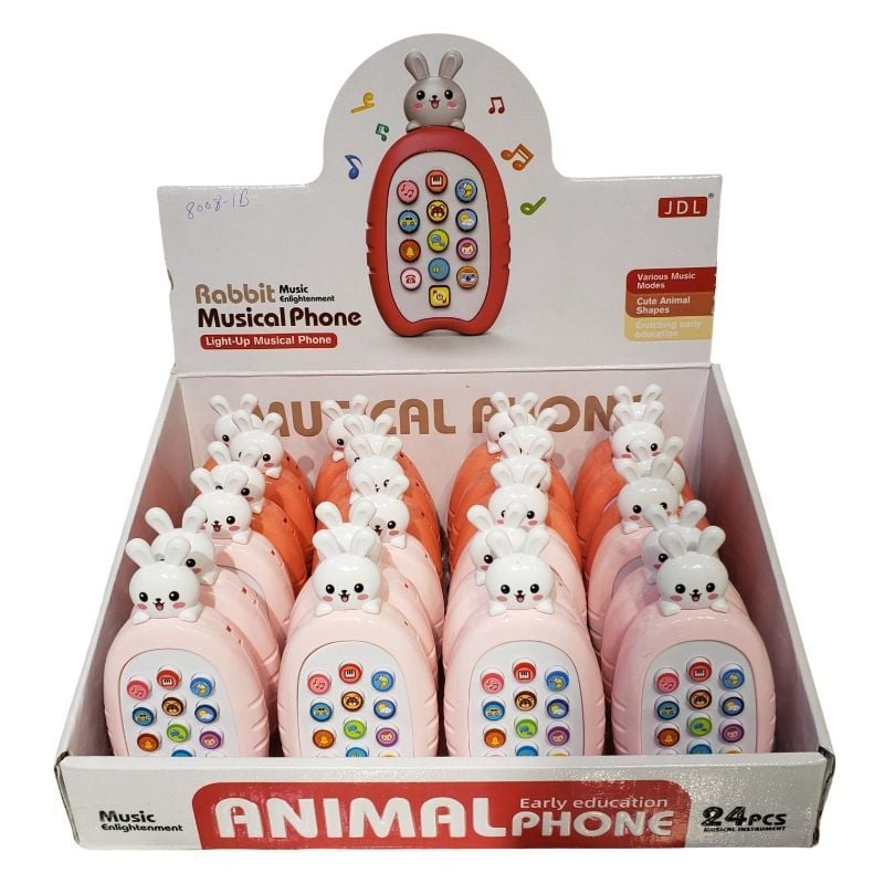(8008-1B) B/O Phone,W/Light&Sound W/Out2*Aaa 2 Col