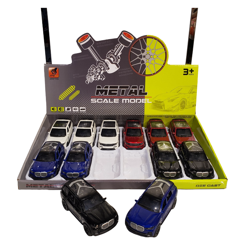 (3641D) Pull Back Metal Car with Music