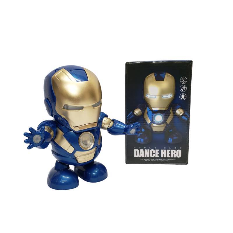 (LD-155A-1) B/O Dancing Robot W/Music&Light.Blue Col