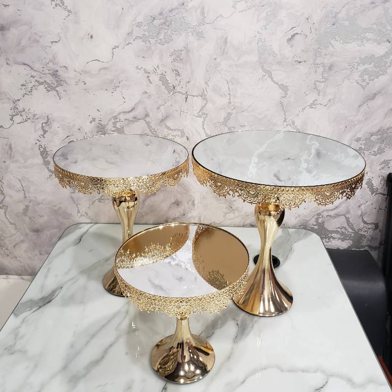 (TPM-758) Cake Dish Golden AR-510-2