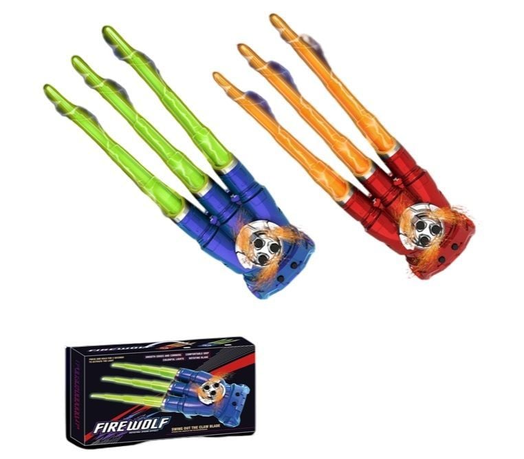 (6634A) Wolf Claw Of Fire W/Sound&Light 2Color M