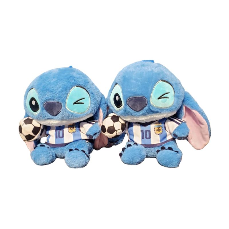 (StitchBall-25Cm) Stitch With Football Sitting 25Cm