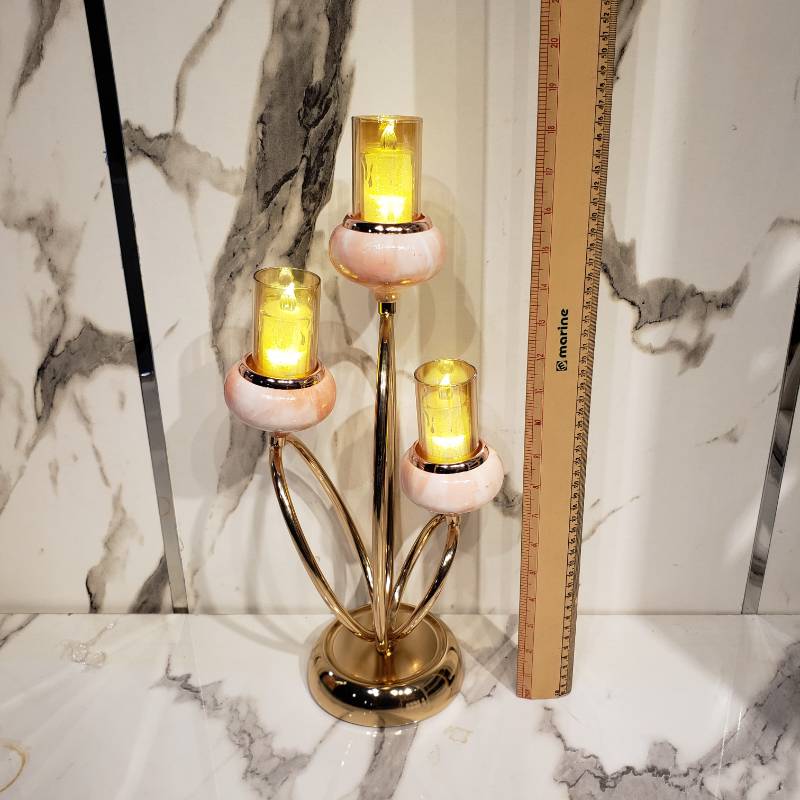 (TPM-929) Modern Series Candle Stand 25 W/O Candle