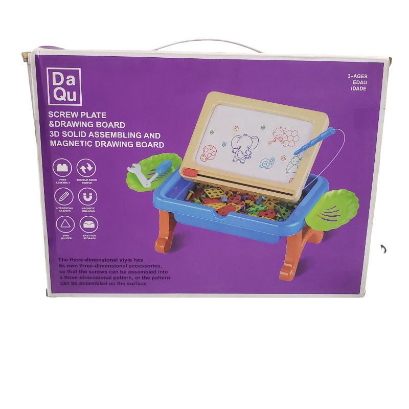 (DQ825) 2 in 1 Writing Board withj blocks table