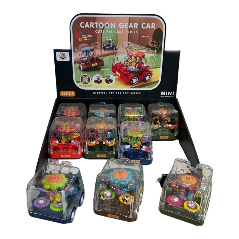 (HC-212) Fri Car Set 2Asst 4 Clrs Mix 12Pcs/Db