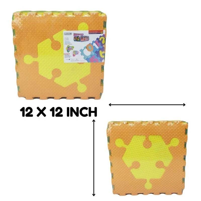 (AP-10524-A (6mm)) EVA Multicolor puzzle ABC Mat 9Pcs