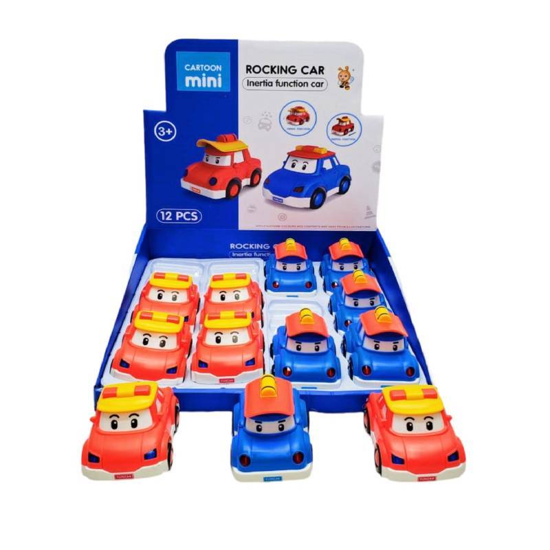 (958-7) Mini Inertia Function Car Set 12 Pcs