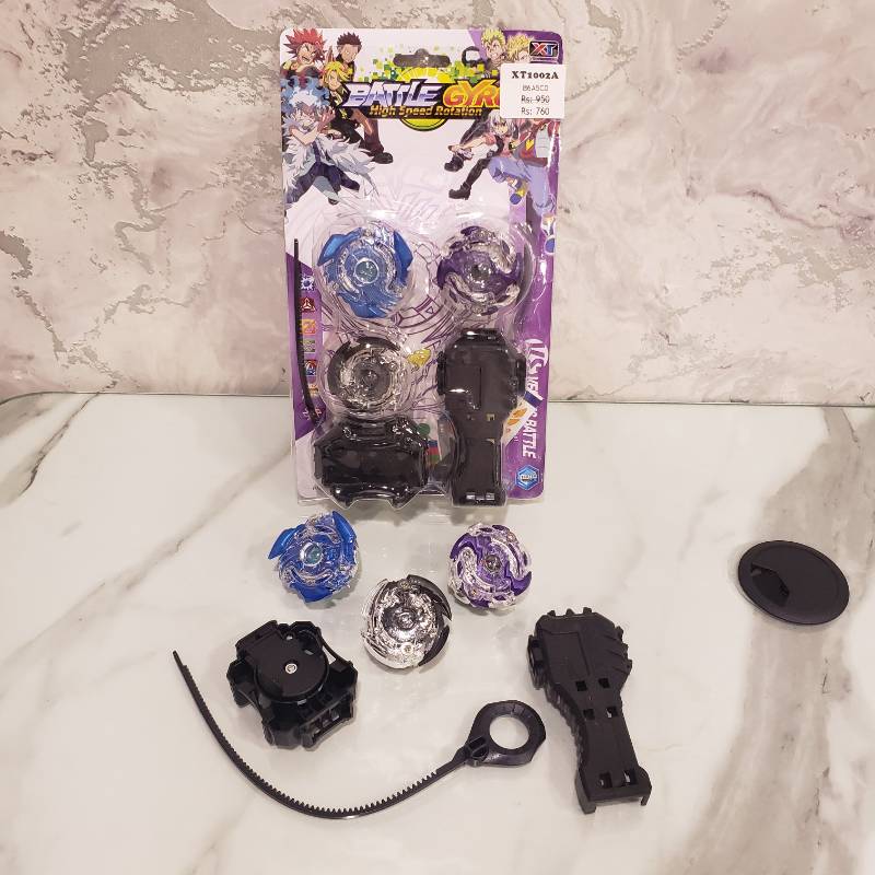 (XT1002A) Beyblade Spinner Set 3Pcs