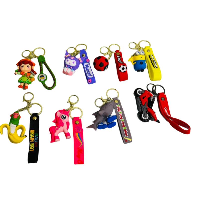 (JQ-3) Keychain,Mix Design,50Pcs/Opp,12 Design