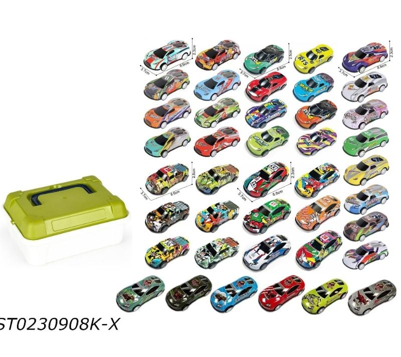 (1122-16B) 8.6 Cm P/B Metal Car,12Pcs/Ptb
