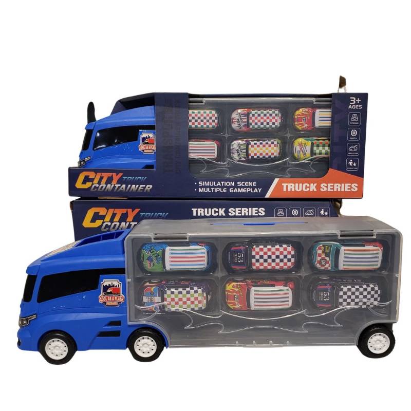 (6688-8) Container Truck. W 6 Car. T.Bx.