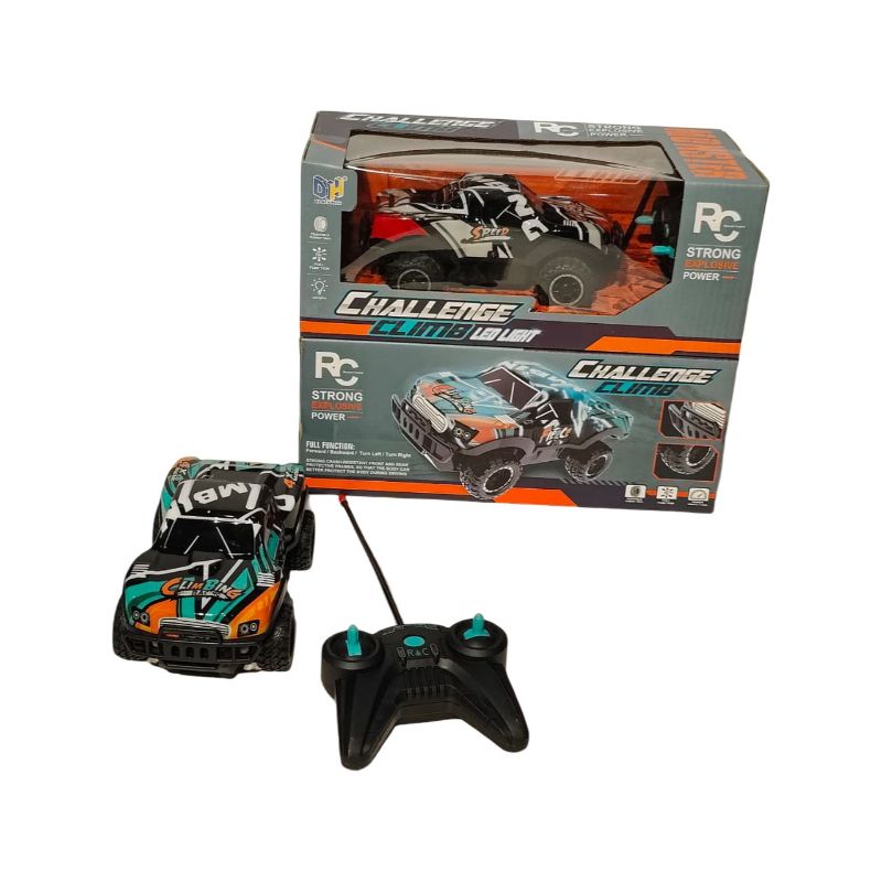 (DH666-83A) 1:20 Four Way R/C Car W/Light 2 Clrs M