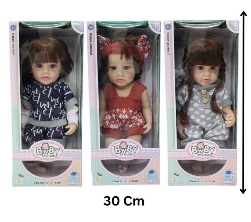 (30cm-Silicon) 30 Cm Silicon Doll with Box