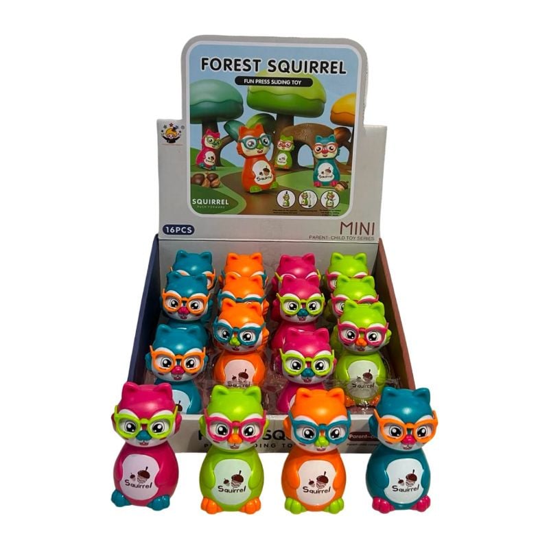 (HC-222) Forest Squirrel 16Pcs/D.Bx