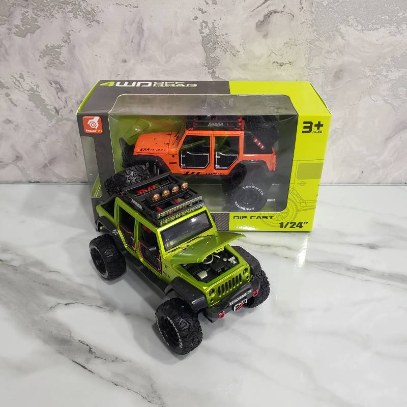 (2412B) 4 wheel Drive pullback diecast Car