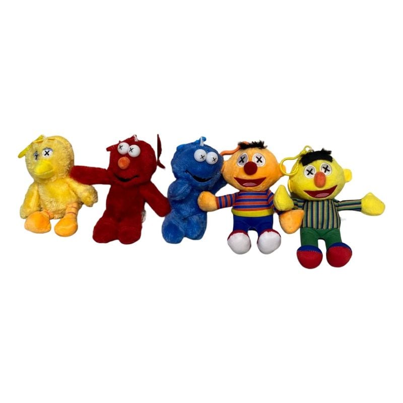 (PB25-84) Key Chain Like Pic ,12-16Cm,5Design Mix