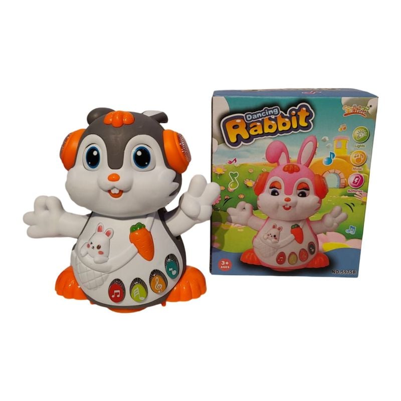 (5975B) B/O Rabbit,W/Light& Music,W/Out 3*Aa, P.