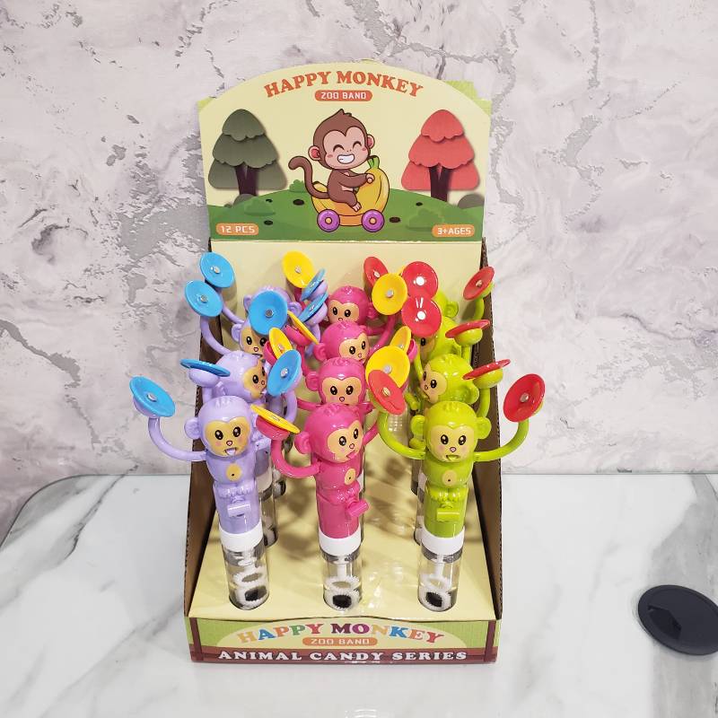 (222) Clap Monkey With Bubbles