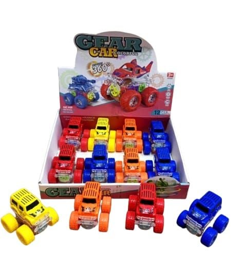 (YM-1105F) Gear Friction Car With lights 12Pcs Box5
