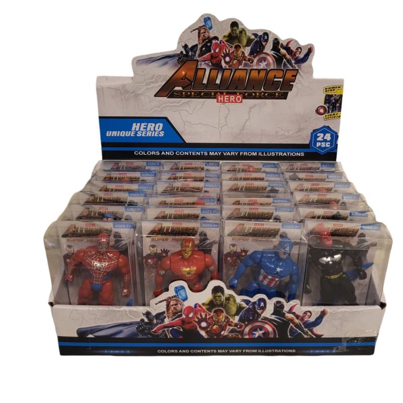 (283-50) Hero Set,W/Light.24Pcs/D.Box, Flat Packing