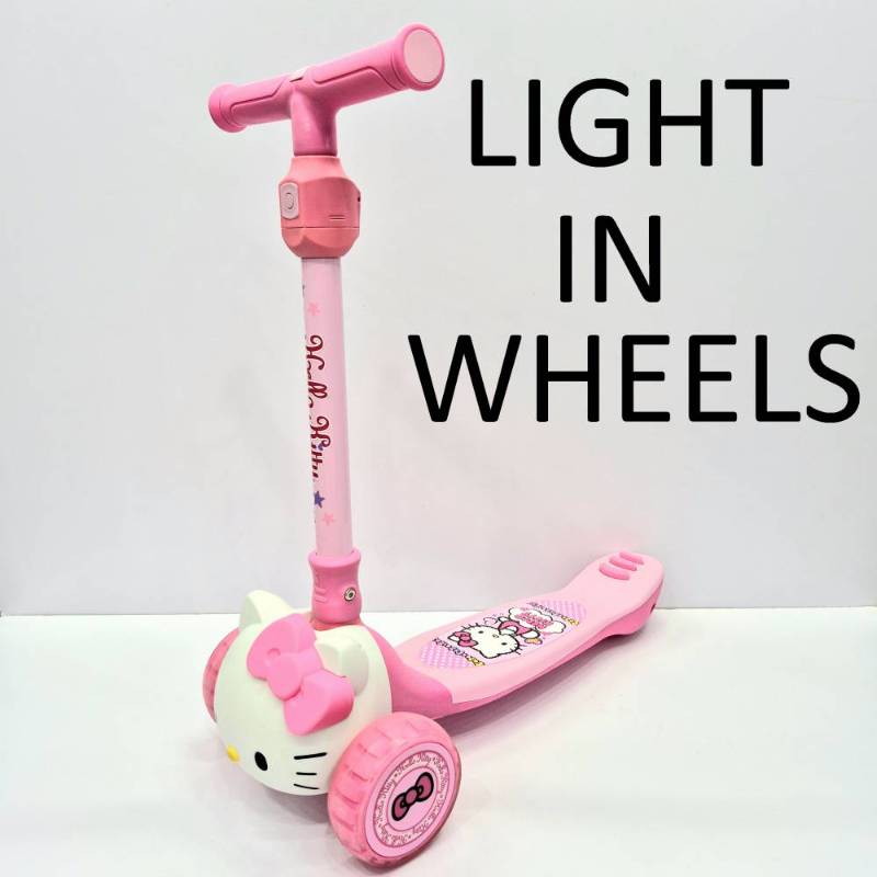 (15650-2) Baby Scooty with lights in wheels.