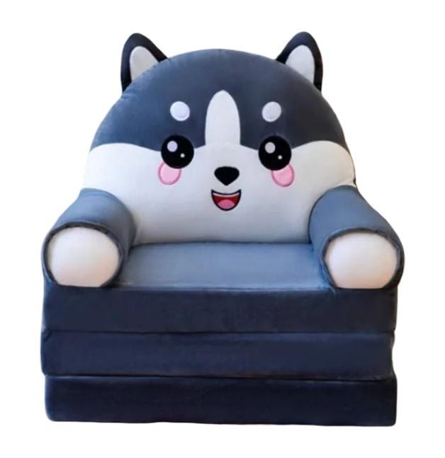(W5) Cute Husky Sofa Seater