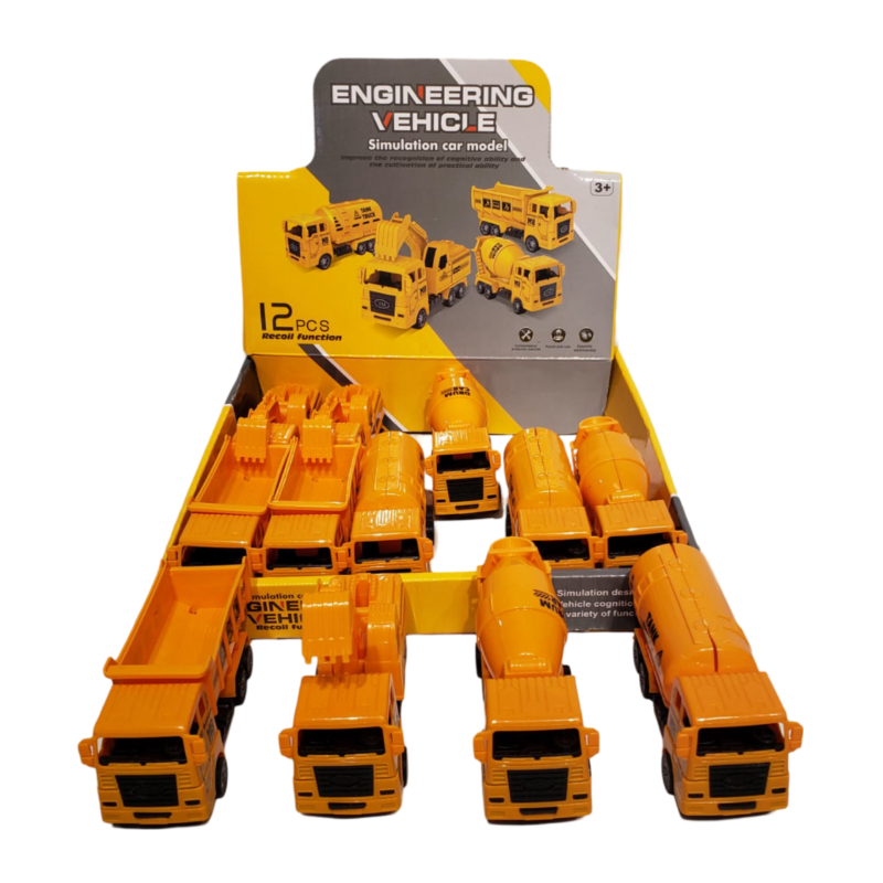 (Ym-F7) Engineering Model Fleet Vehicles Box Of 12 pcs