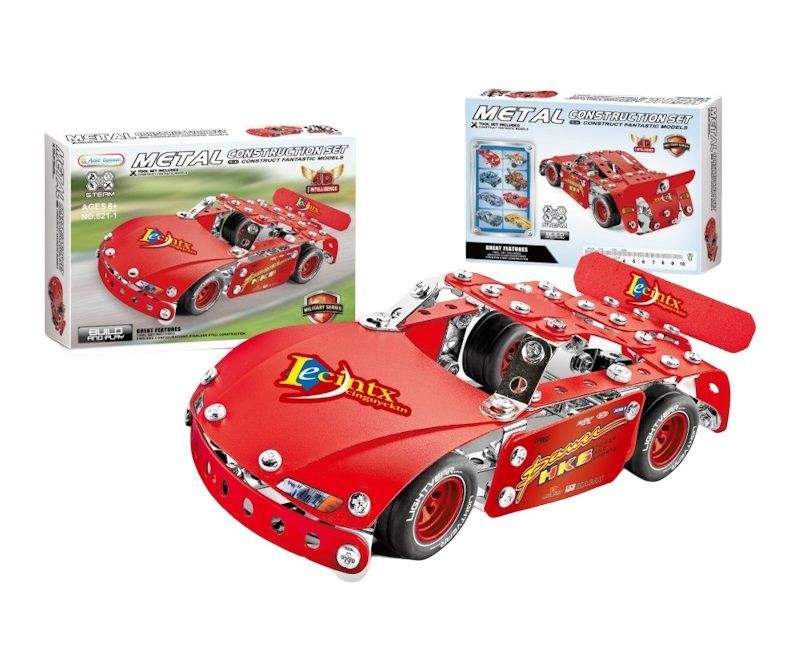 (821-1) Diy Metal Racing,Red,P.Bx