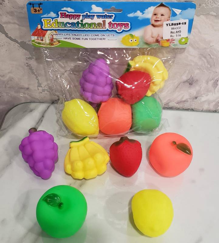 (YLB558-15) Pvc Fruit Set 6Pcs