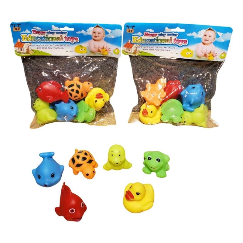 (YLB558A-8) PVC Animal Educational Toys 6 Pcs