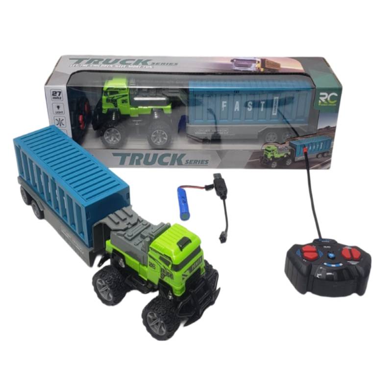 (QL338-1) 1:32 4 Func R/C Truck W/Light,3.7V Lithi