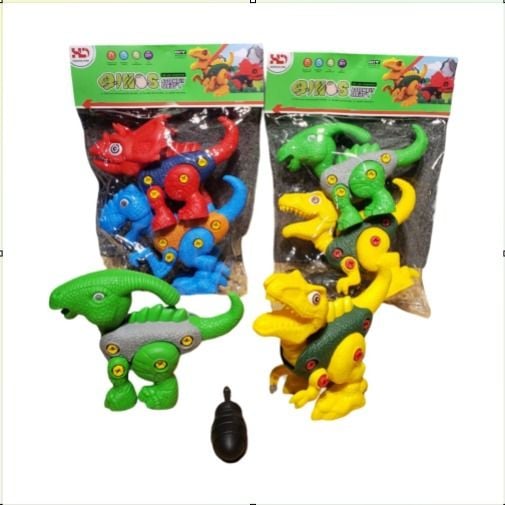 (8810-2) Dinosaur Set 4Asst 2Pcs/Pvc))