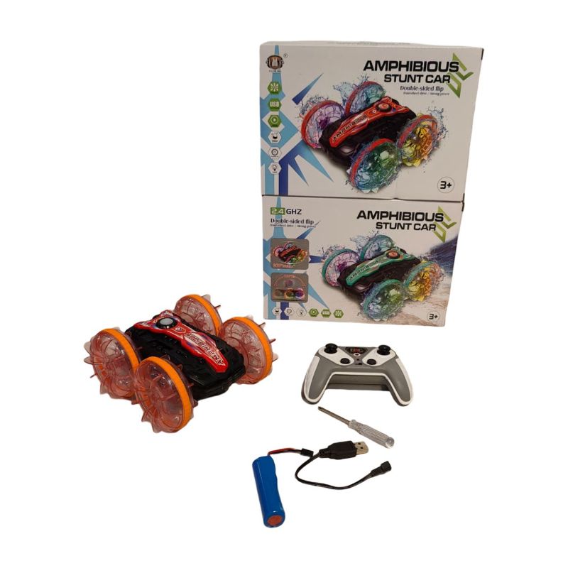 (7723) 2.4G R/C Stunt Car W/Light& Usb 2Color