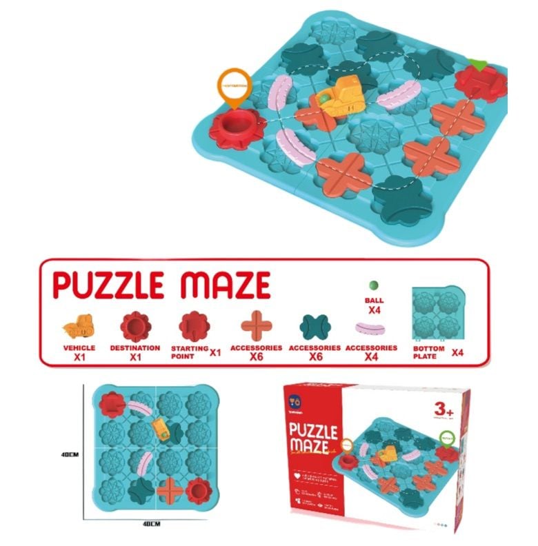 (RT679) Puzzle Maze, P.Bx