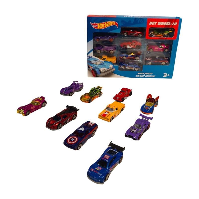 (2178) Metal Car 10 Pcs Set 2178