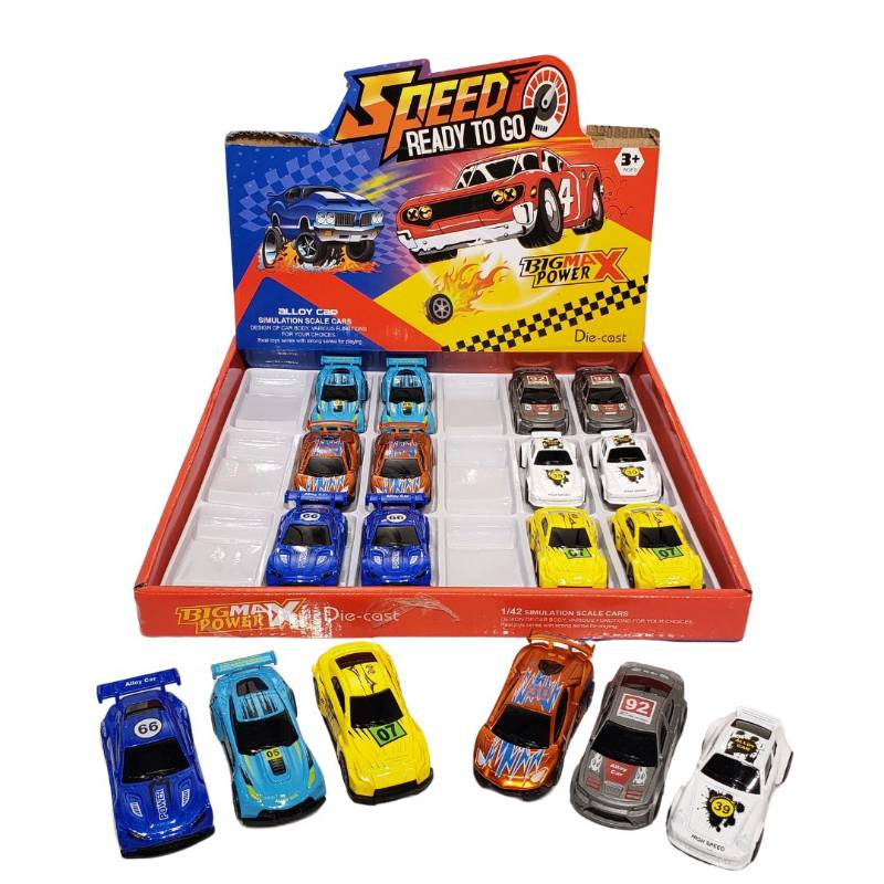 (4281Z) Pb Alloy Car Set 18Pcs Db
